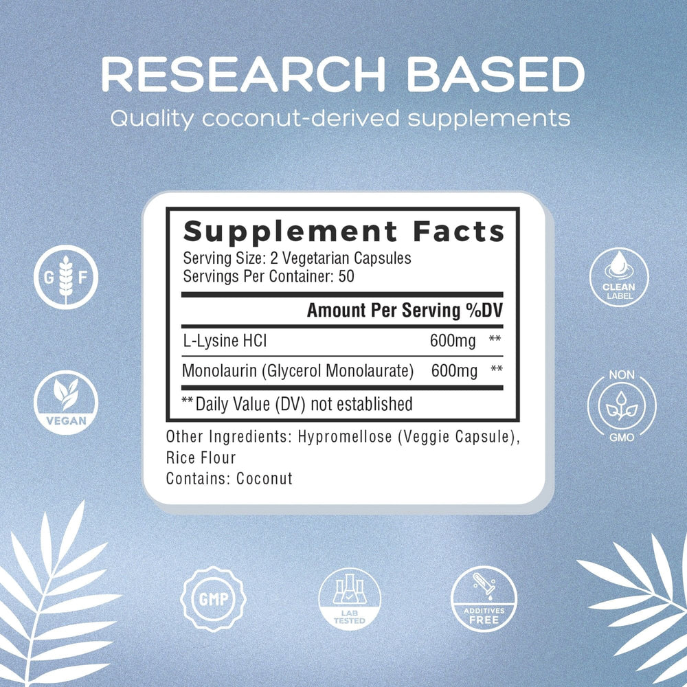 
                  
                    L-Lysine + Monolaurin 600mg
                  
                