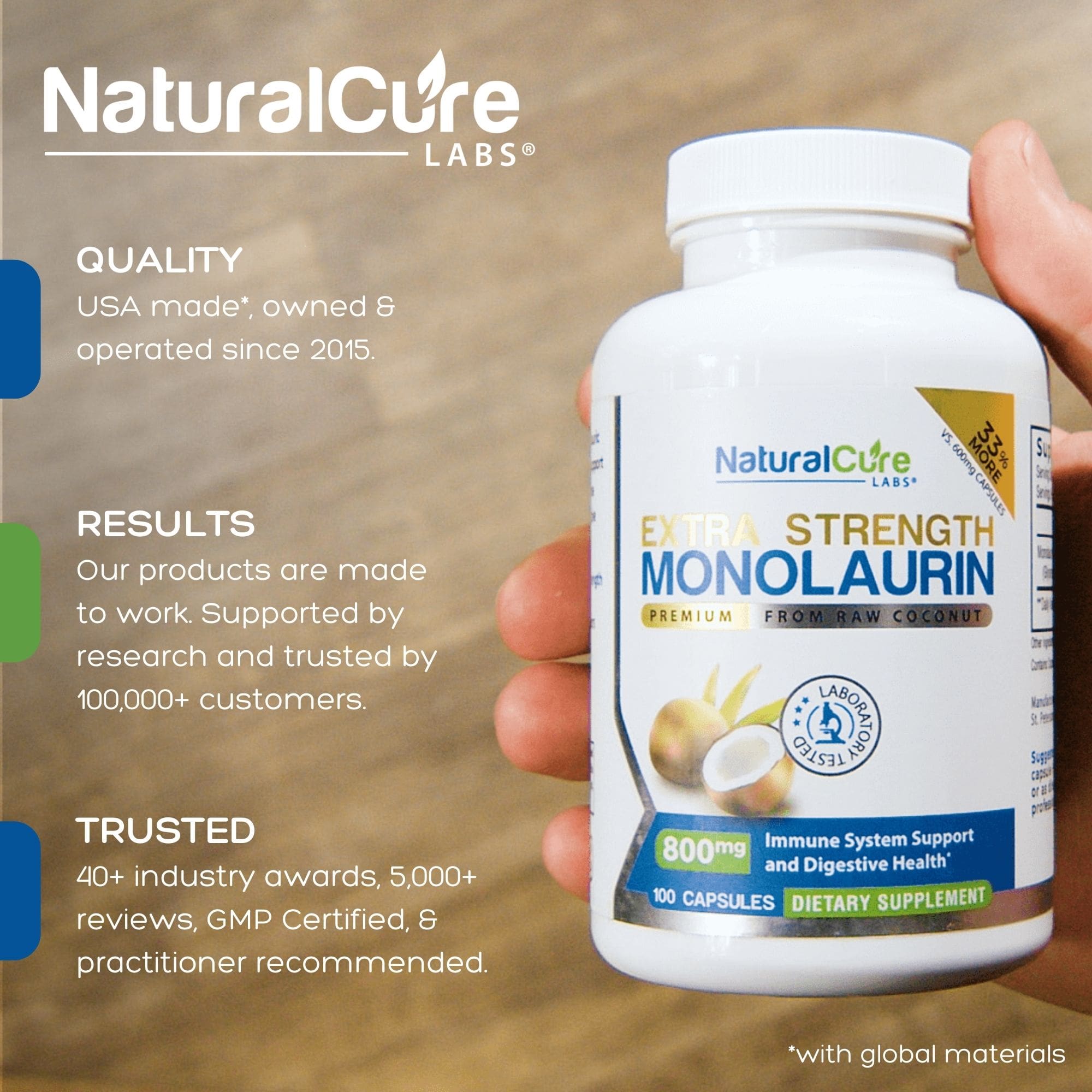 Monolaurin Extra Strength 800mg