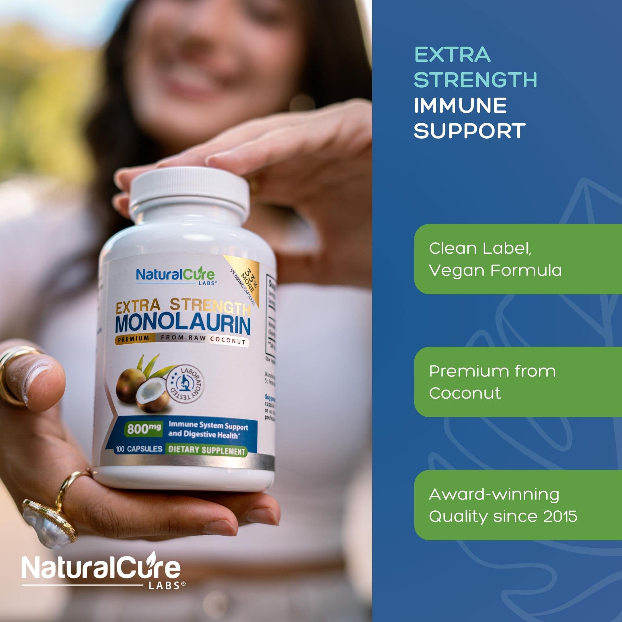 Monolaurin Extra Strength 800mg