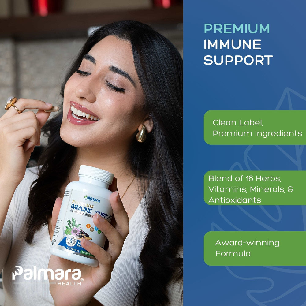 
                  
                    Apoyo inmunológico premium de Palmara Health
                  
                