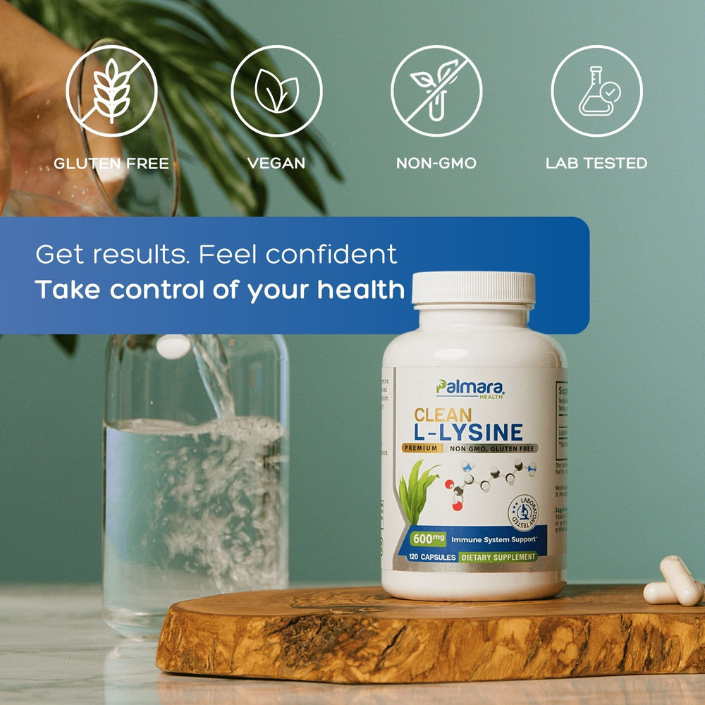 
                  
                    Clean L-Lysine 600mg | Palmara Health
                  
                